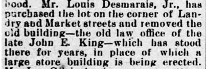 July 28, 1894, page 1: The Opelousas Courier