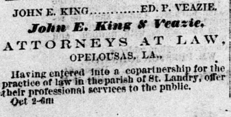 January 1, 1881, page 1, St. Landry Democrat