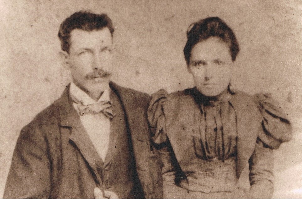 Joseph Cleo LaGrange and Marie Lucia Richard, circa 1900–1902